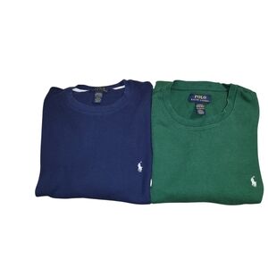 Polo Ralph Lauren Navy and Green Sweatshirts